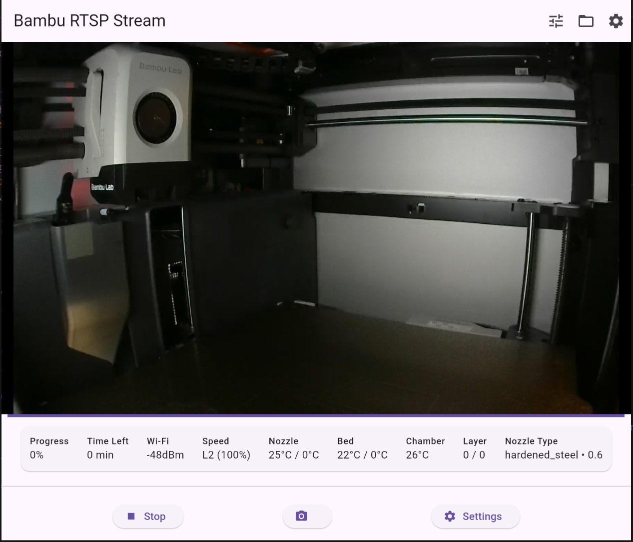 Bambu LAN GUI screenshot 1